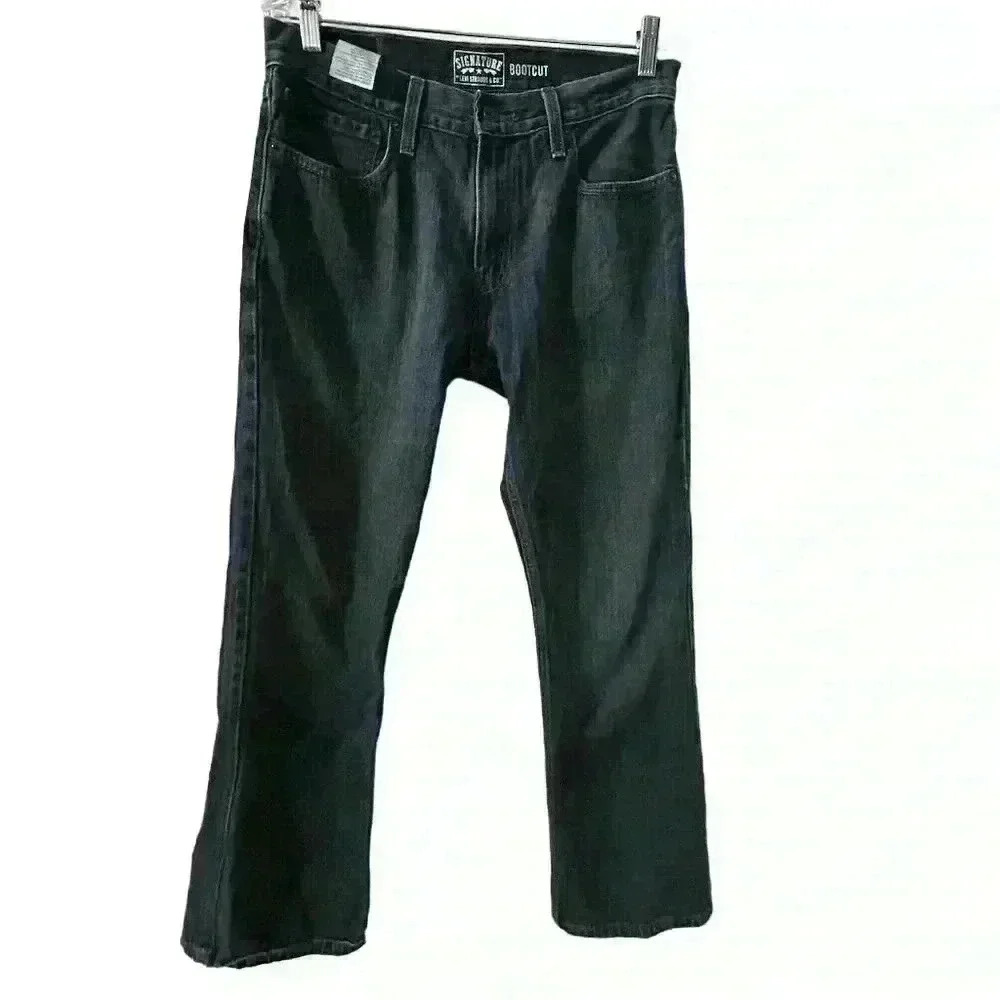 Levi's Men's Bootcut‎ Jeans Size 33 Blue Denim Mid Rise 29" Inseam